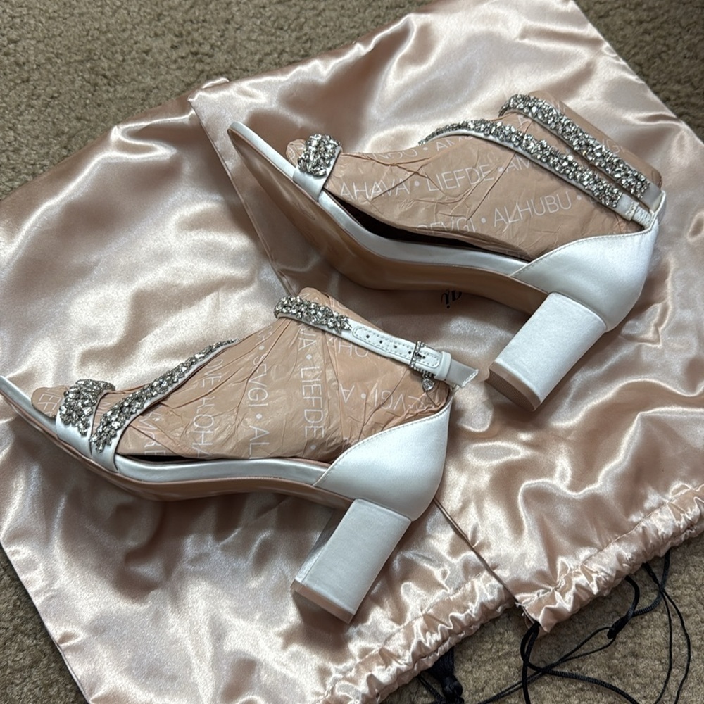 Pnina Tornai for Naturalizer Ahava Satin Embellished Heels - Picture 12 of 15